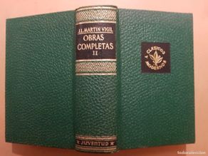 Libri di seconda mano: J.L. MARTIN VIGIL - OBRAS COMPLETAS - TOMO II - ED. JUVENTUD - AÑO 1973